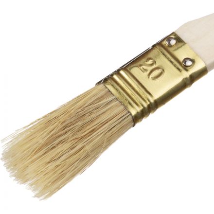 Кисть плоская ЗУБР УНИВЕРСАЛ-ОПТИМА, светлая щетина, 20мм01099-020-Z01