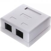 Розетка Cablexpert NA-TA/1 RJ45+RJ11 кат.5e UTP внешняя 2 порта Розетка Cablexpert NA-TA/1 RJ45+RJ11 кат.5e UTP внешняя 2 порта