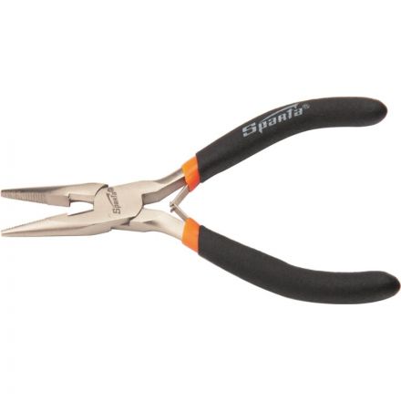 Длинногубцы прямые Mini 130 мм авторазжим Sparta 17820