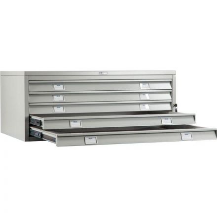 Картотека Практик A1-05/0 для документов формата А1 базовая секция (5 ящиков) Картотека Практик A1-05/0 для документов формата А1 базовая секция (5 ящиков)