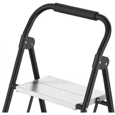 Стремянка 2в1 с колесами и платформой, сталь, Zalger, арт. 911-3