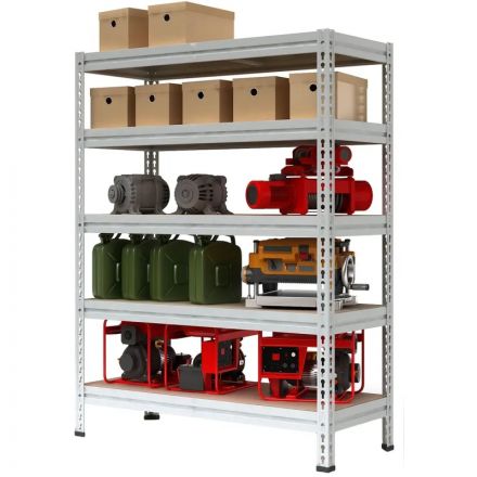 Стеллаж металлический 0MX_P_МС-Т 15765-3.0 с 5-ю полками 1550х785х3000