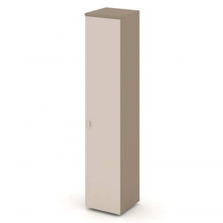 Estetica Шкаф высокий узкий прав. (1 высок. фасад ЛДСП) ES.SU-1.9 (R) Латте/Капучино 400*420*1977