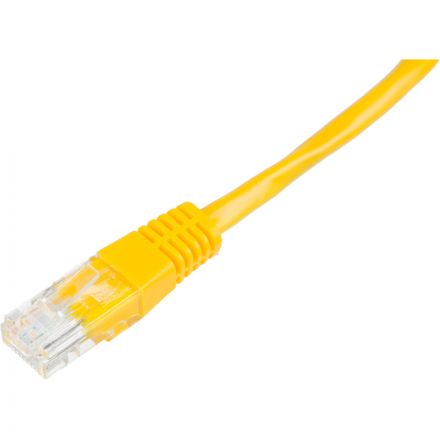 Патч-корд BigTech OPCC024 UTP CCA кат.5e/10м/литой/многожильный (желтый)