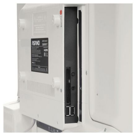 Телевизор ASANO 28LH5011T, 28" (71 см), 1366x768, HD, 16:9, Салют ТВ, Wi-Fi, белый
