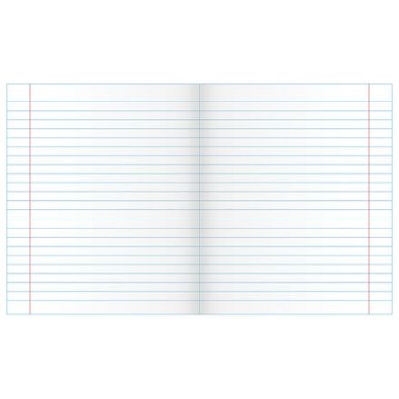 Тетрадь ЗЕЛЁНАЯ обложка 18 л., линия с полями, офсет, "Маяк", Т5018Т2 1Г