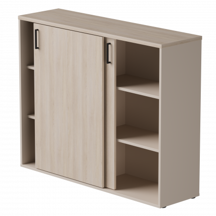 Шкаф-купе средний Everprof EVO 1374х385x1115 Кашемир/Дуб Соната