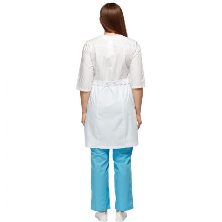 Халат для медицинского персонала жен. М20 ХЛ белый(р.52-54) 158-164