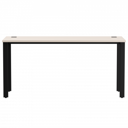 Стол прямой Everprof EVO на металлокаркасе 1580х670х755 мм Кашемир/Черный