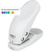 Дырокол Deli E0111 на 1 отверстие,до10 листов,пластик, 135x95x25мм,ассорти Дырокол Deli E0111 на 1 отверстие,до10 листов,пластик, 135x95x25мм,ассорти