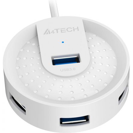 Разветвитель USB 3.0 A4Tech HUB-30 4порт. белый Разветвитель USB 3.0 A4Tech HUB-30 4порт. белый
