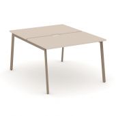 Estetica Рабочая станция на 2 места ES.D.RS-2.2-VP Капучино/Латте металл 1180*1500*750