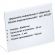 Ценникодержатель-подставка Attache ПЭТ 80x60 мм прозрачный (20 штук в упаковке)