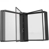 Демосистема настенная Promega office А4, 10панелей,черный с черными кантами Демосистема настенная Promega office А4, 10панелей,черный с черными кантами