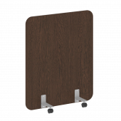 R-line Перегородка на металлических опорах, на роликах DP.R-100-120 Венге/Серый металл 1000*18*1200