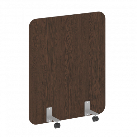 R-line Перегородка на металлических опорах, на роликах DP.R-100-120 Венге/Серый металл 1000*18*1200