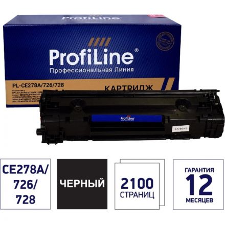 Картридж лазерный универсальный ProfiLine 78A CE278A/726/728 чер Картридж лазерный универсальный ProfiLine 78A CE278A/726/728 чер