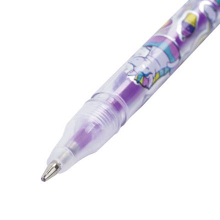 Ручки гелевые ЮНЛАНДИЯ, НАБОР 6 ЦВЕТОВ, ПАСТЕЛЬ, корпус с печатью, узел 0,7 мм, линия письма 0,5 мм, 142803