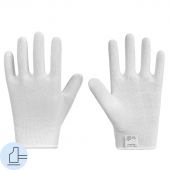 Перчатки защитные Чибис ПЭ полиэфирные бесшовные белые р.9