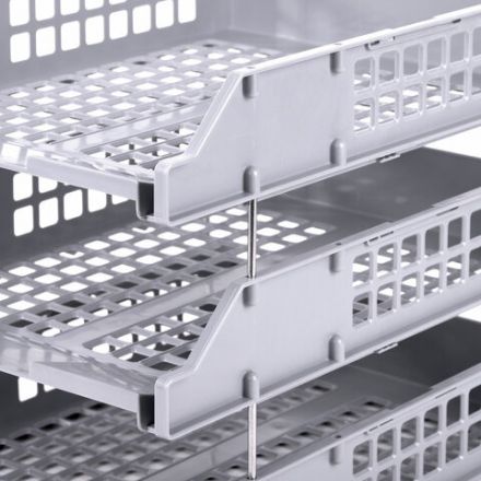 Лотки горизонтальные для бумаг, КОМПЛЕКТ 3 шт., 334х255х271 мм, серый, BRAUBERG GRAND OFFICE, 238110 Лотки горизонтальные для бумаг, КОМПЛЕКТ 3 шт., 334х255х271 мм, серый, BRAUBERG GRAND OFFICE, 238110