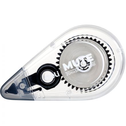 Корректирующая лента Deli Mute EH361 5 мм x 20м беззвучная ассорти блистер