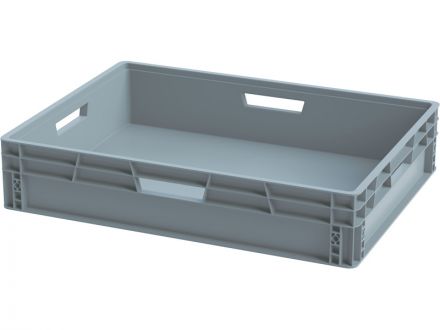 Ящик п/п 800х600х170 сплошной, усиленное дно, цв. серый