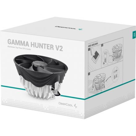Кулер Deepcool Gamma Hunter V2 Soc-AM5/AM4/1200/1700/1851чер
