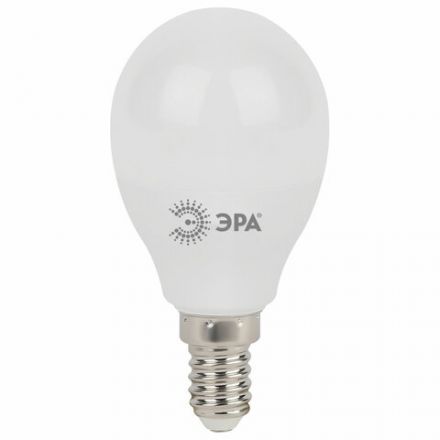 Лампа светодиодная ЭРА STD, 11 (100) Вт, цоколь E14, шар, нейтральный белый свет, 35000 ч., LED P45-11W-840-E14, Б0032988