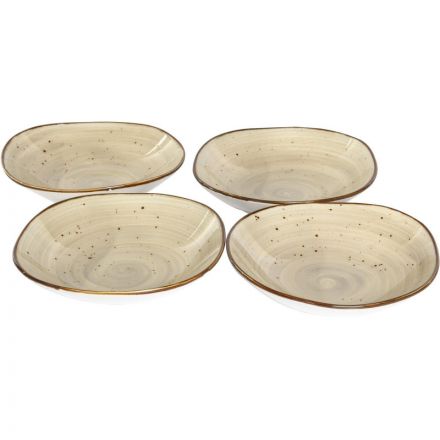 Тарелка ХОРЕКА ГРАФИТ глубокая, 210мм 750мл, арт.206-55025