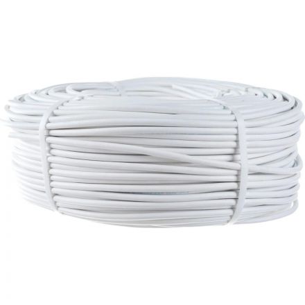 Провод ПВС 3х1,5 белый, бухта 100м