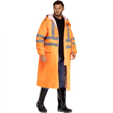 Плащ ПВХ Extra-Vision WPL, оранжевый, с СОП (размер 48-50, рост 182-188)