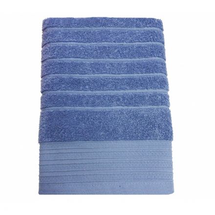 Полотенце махровое 70х130Страйпсизо-голубой