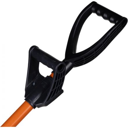 Лопата снеговая РусТрейд Пума алюм планкой краш черенком доп ручк Элита