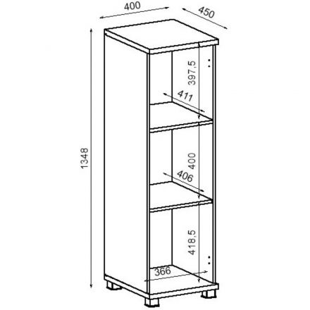 Шкаф - пенал Avance для документов сред.мод 6П.015.1 400х450х1348 белый Шкаф - пенал Avance для документов сред.мод 6П.015.1 400х450х1348 белый