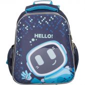 Ранец №1School Basic Robot Hello, 2 отд., эргоном. спинка Ранец №1School Basic Robot Hello, 2 отд., эргоном. спинка