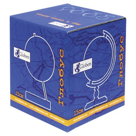 Глобус физический Globen Классик Евро, 15 см, Ке011500196 Глобус физический Globen Классик Евро, 15 см, Ке011500196