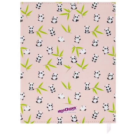 Дневник 1-11 класс 48 л., кожзам (твердая), магнитный клапан, ЮНЛАНДИЯ, "Панда", 106563