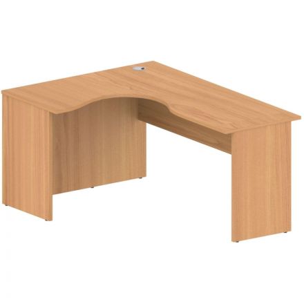 Стол Easy One левый (886,887) груша ароза Ш1600 Г1200