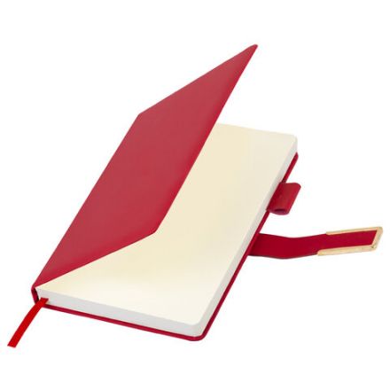 Ежедневник недатированный, А5, 143х210 мм, BRAUBERG "Dainty", под кожу, магнитная застежка, 160 л., красный, 117142