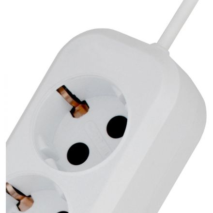 Удлинитель Progix US3GXW2 3р/2м белый, 3х0,75мм, 10А/2200Вт