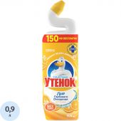 Средство для сантехники Туалетный Утенок  Цитрусовый для унитаза  900 мл