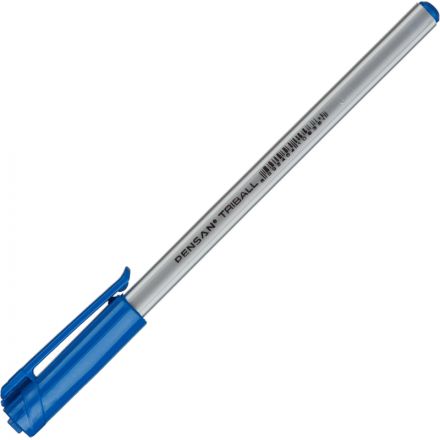 Ручка шариковая одноразовая Pensan Triball синяя (толщина линии 1 мм)