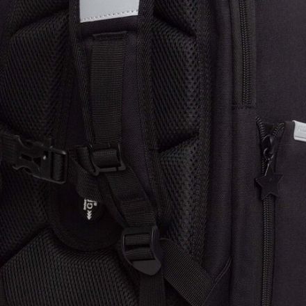 Ранец GRIZZLY анатомическая спинка, с брелоком, для девочек, "STARS", 36х29х18 см, RAf-592-4/3