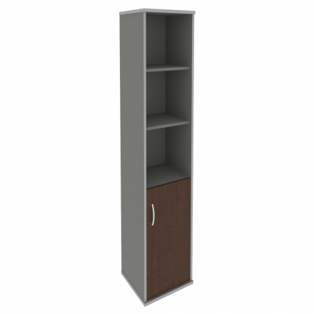 Riva Шкаф высокий узкий правый А.СУ-1.1 (R) Венге металлик 404*365*1980