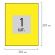Этикетка самоклеящаяся 210х297 мм, 1 этикетка, желтая, 80 г/м2, 50 листов, STAFF, 115174