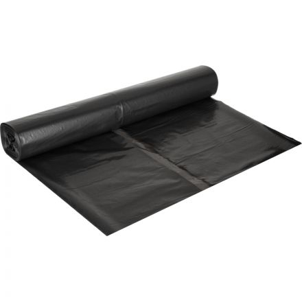 Мешки для мусора ПВД 120л 70х110см 50мкм черные 10шт/рул Элементари