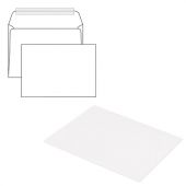 Конверты С5 (162х229 мм), отрывная лента, 80 г/м2, КОМПЛЕКТ 1000 шт., 41737