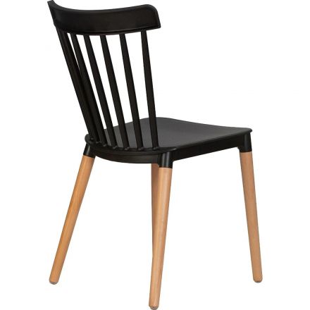 Стул LO_обеденный DOBRIN THEO LMZL-PP687_LB-TR_P-B-03 светлый бук/черный Стул LO_обеденный DOBRIN THEO LMZL-PP687_LB-TR_P-B-03 светлый бук/черный