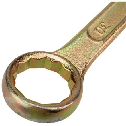 Ключ комбинированный 30мм, желтый цинк REXANT 12-5817-2