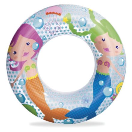 Надувной круг для плавания "Морские приключения", диаметр 51 см, 3-6 лет, до 60 кг, АССОРТИ, BESTWAY, 36113